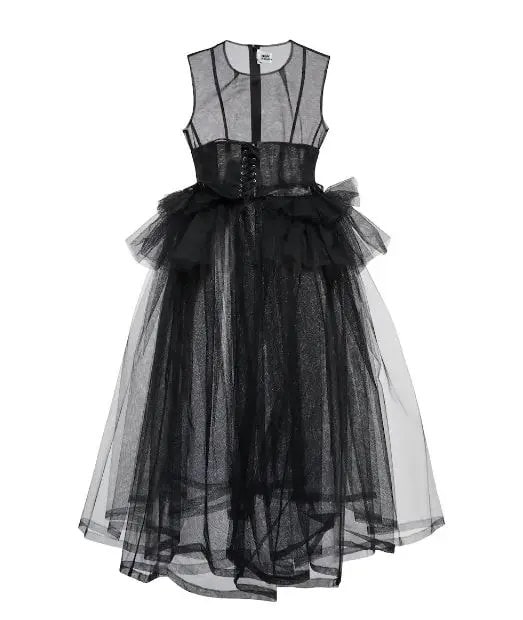 Wednesday Addams Black Prom Dress Dupe