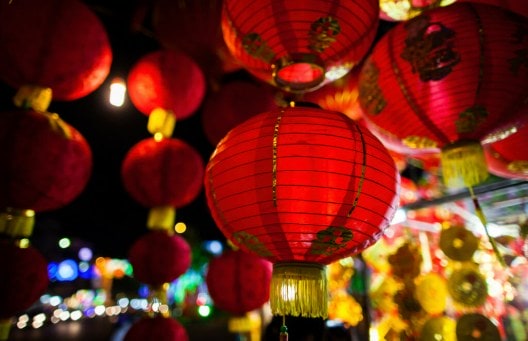 Red lanterns are a significant tradition for new lunar year. 