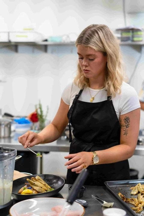 young female chef in culinary world 