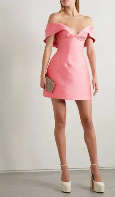 net a porter pink dress