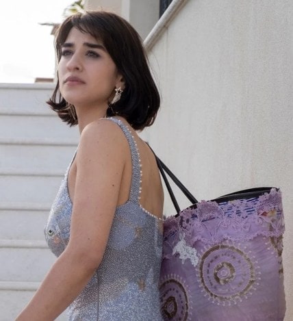 Lucia Greco Clio Peppiatt korálkové šaty