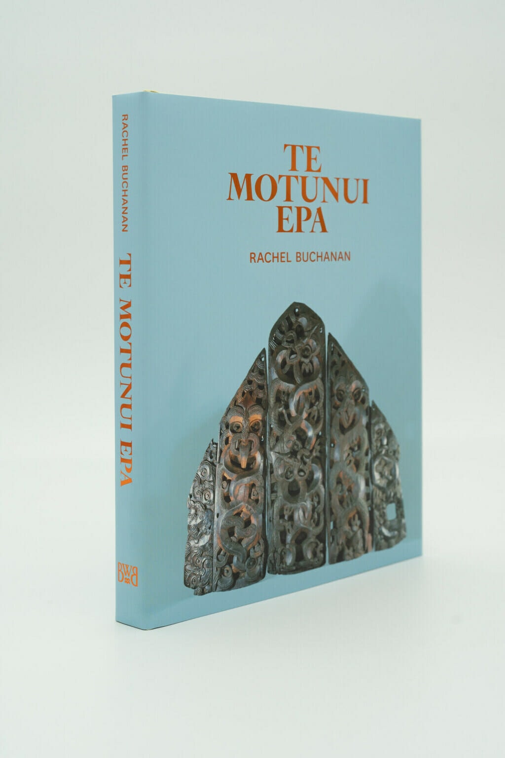 Te Motunui Epa, Rachel Buchanan book cover in front of white background