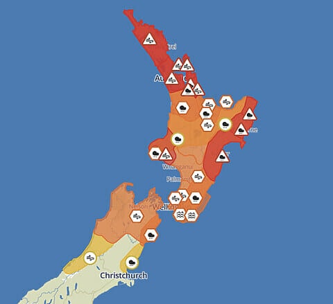 Cyclone Gabrielle Tracking