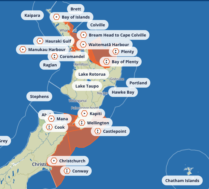 Heavy Swell warnings for New Zealand 15 February 2023