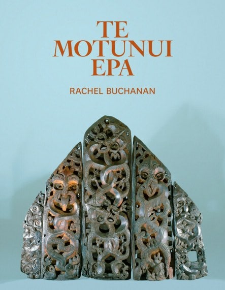 Te Motunui Epa, Rachel Buchanan book cover in front of white background