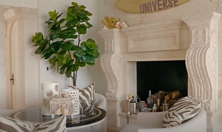 Tommy Hilfiger Living Room Fireplace