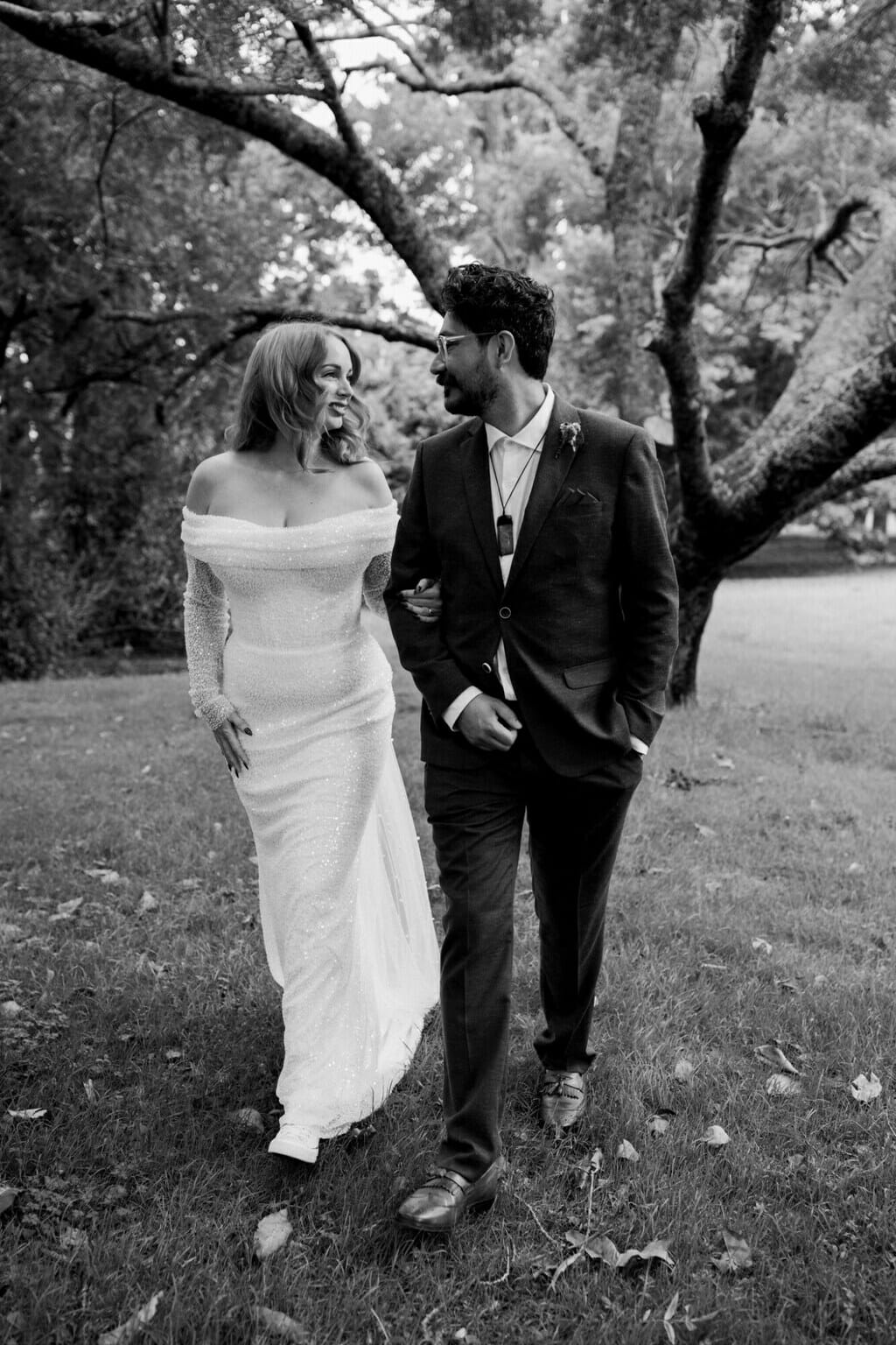 bridge and groom on wedding day