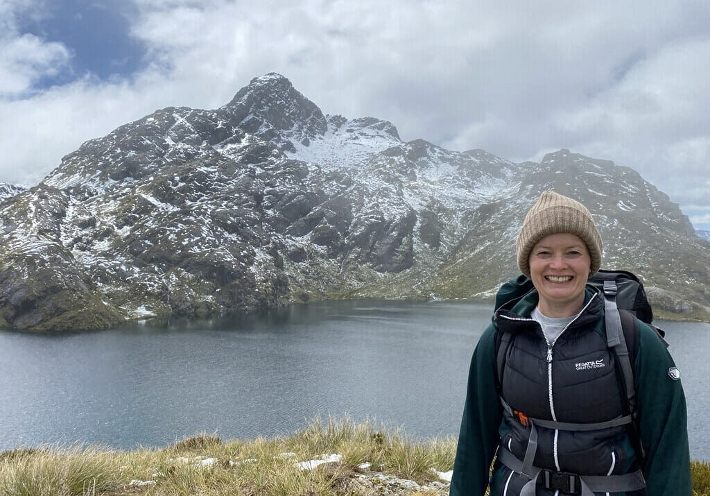  Amy Prebble at the Routeburn Track