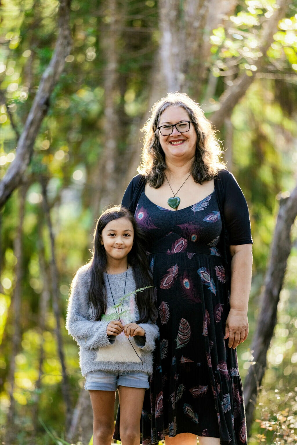 Kim Muriwai and daughter Vassana,