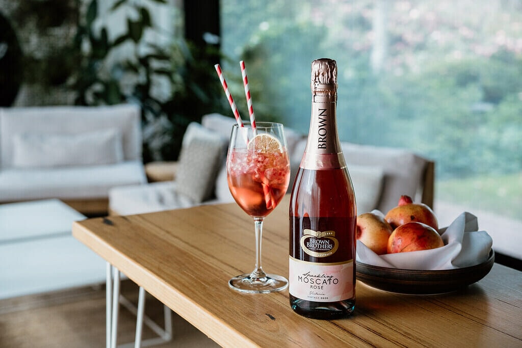 Brown Brothers bellini cocktail