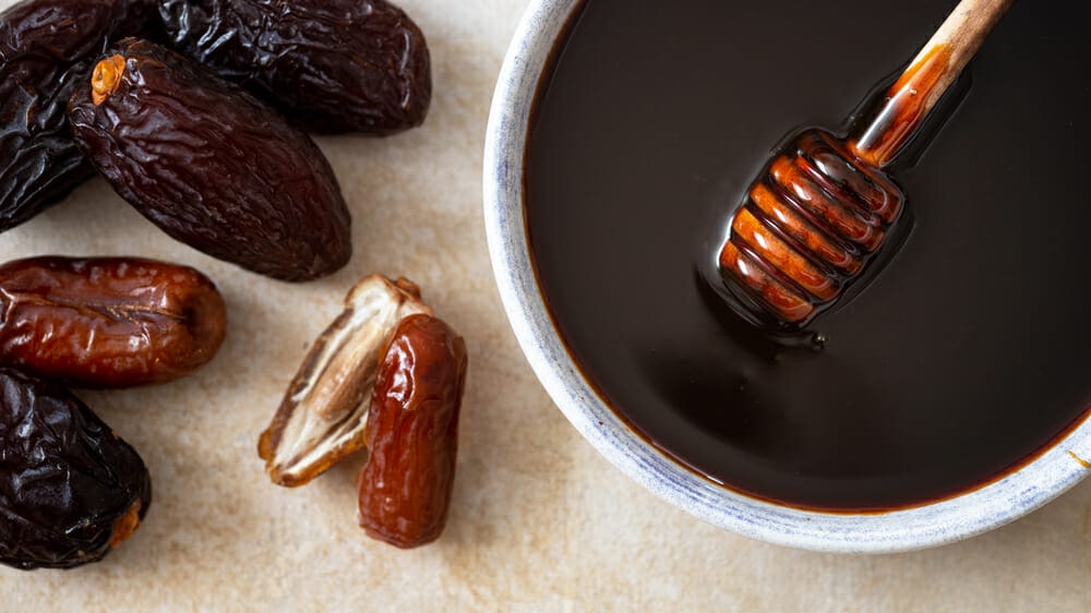 Dates and Honey in a dish