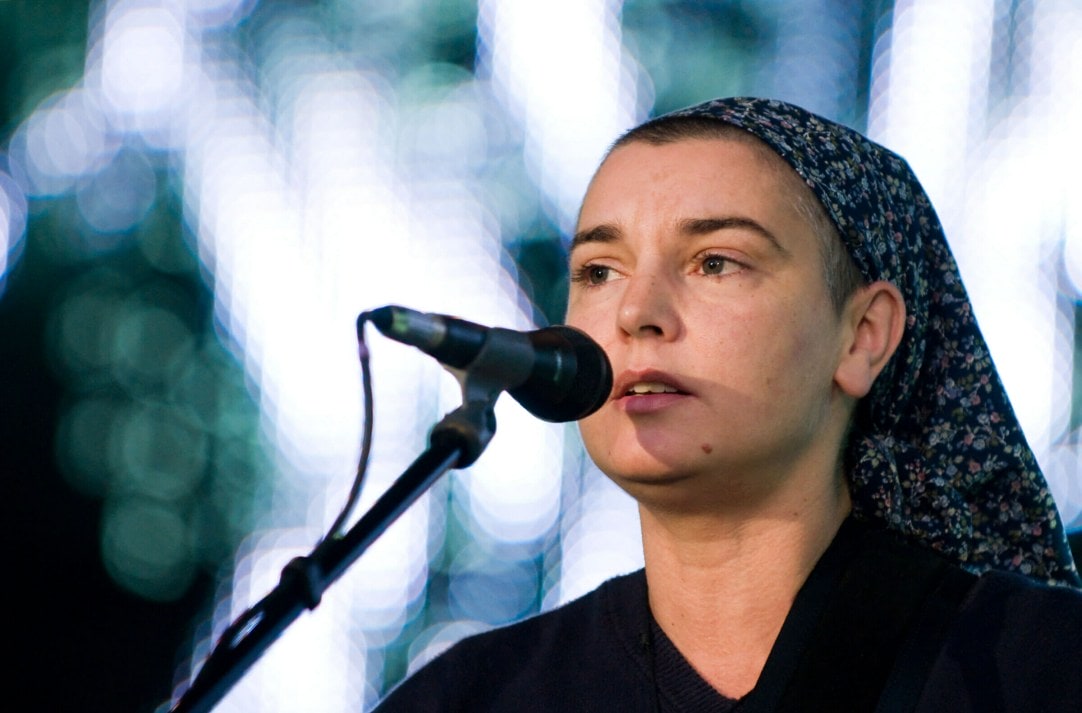 Sinead O'Connor during the City Culture Zone festival, 2008. 