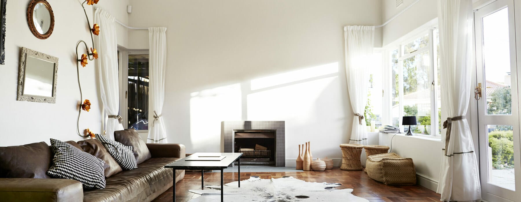 Bohemian style living room