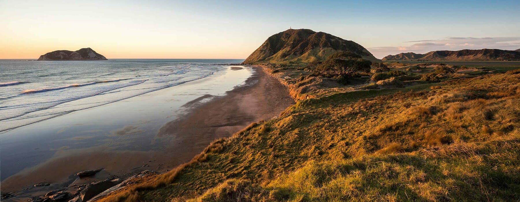 W1W0G0 Sunset over East Cape, Gisborne, North Island, New Zealand, Oceania