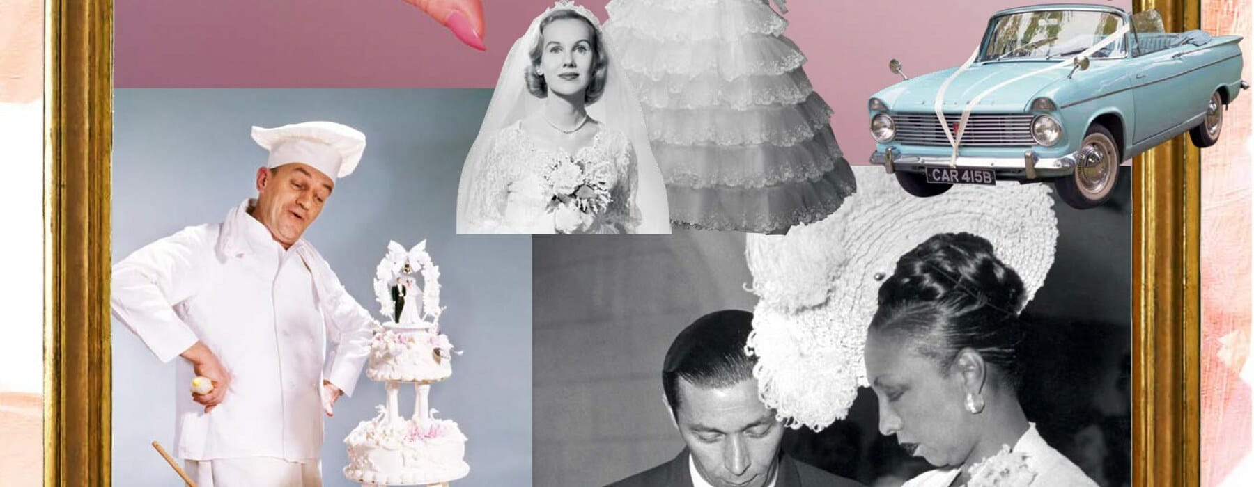 Montage of weddings and brides