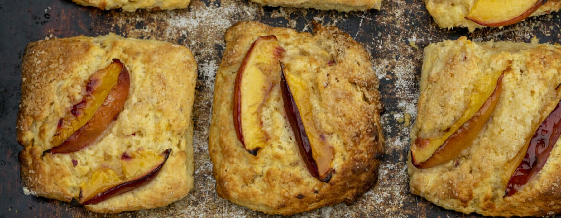 Nectarine, Almond & Ricotta Scones WOMAN