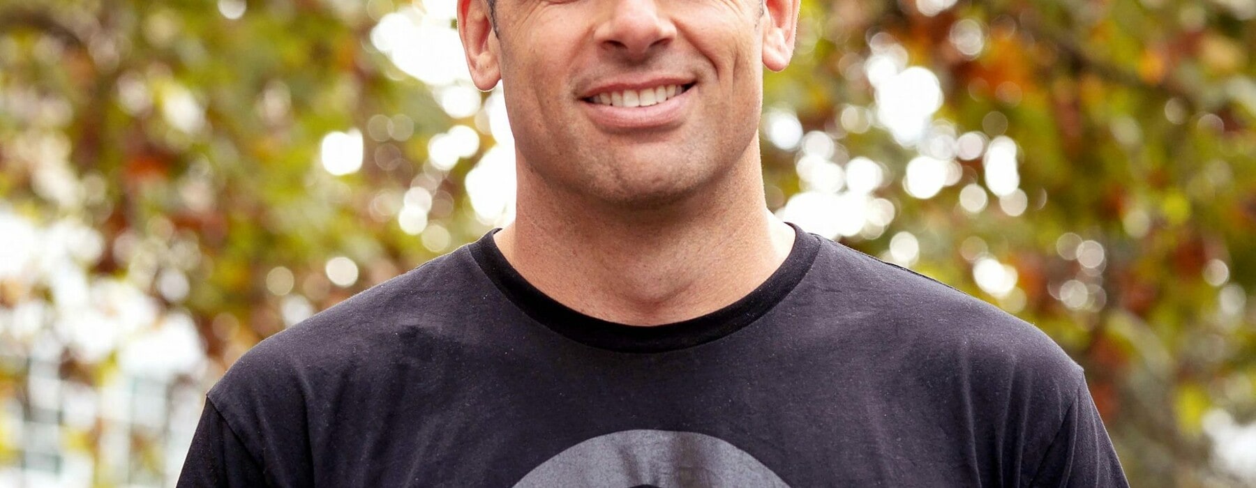 Xero executive Craig Hudson wearing a black Xero t-shirt